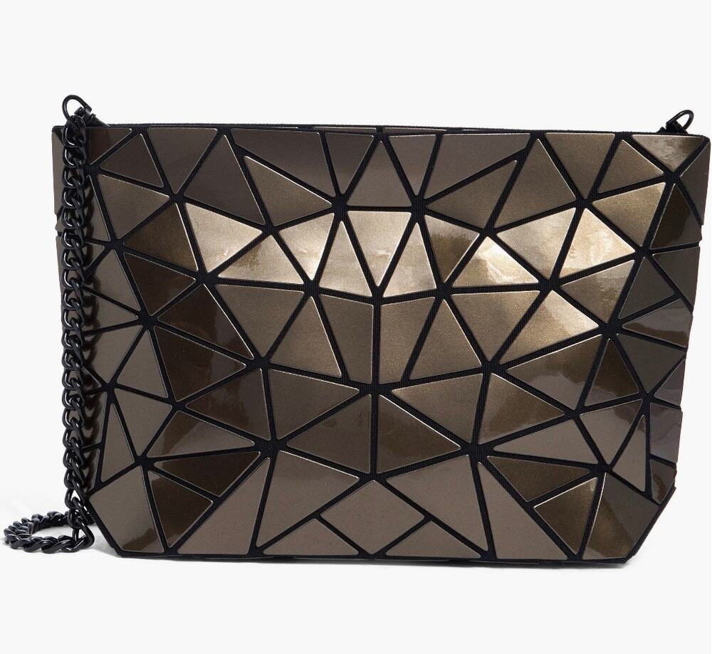 Patrizia Luca Slanted Square Convertible Clutch/Crossbody